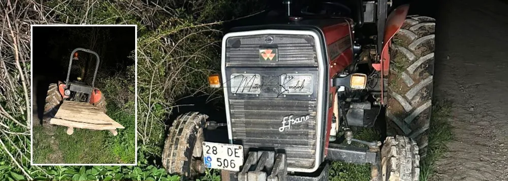 Traktör kazası evli çifti ayırdı: 1 ölü, 1 yaralı